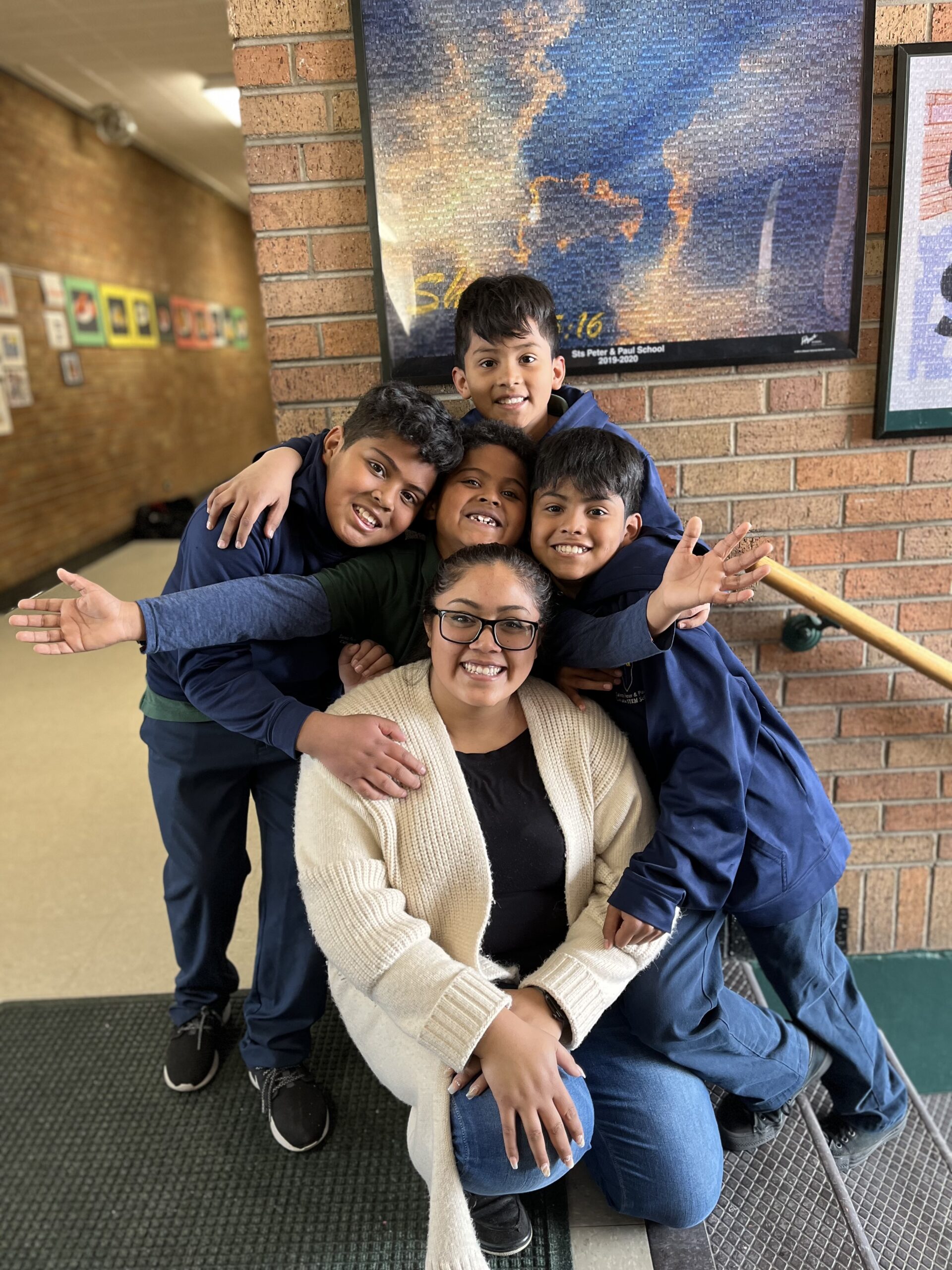 Single mom and 4 boys